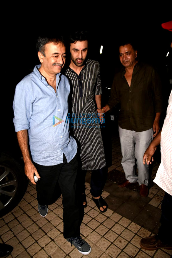 ranbir kapoor ali bhatt sanjay dutt aamir khan and others snapped attending the the special screening of sanju 9