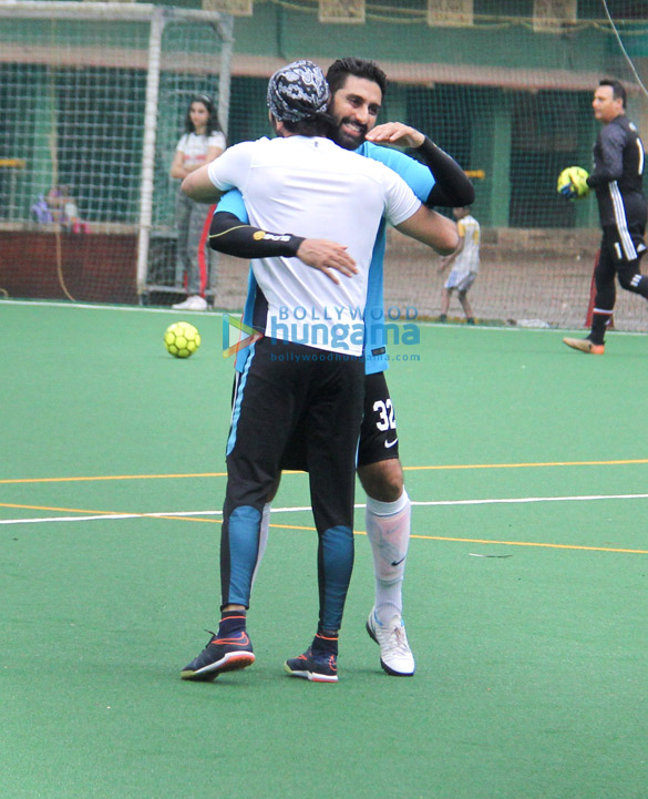 ranbir kapoor and abhishek bachchan snapped at football match 3