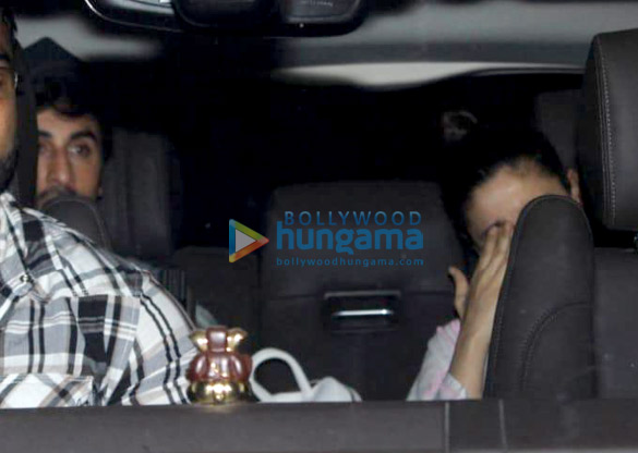 ranbir kapoor and alia bhatt snapped at mehboob studio in bandra 2
