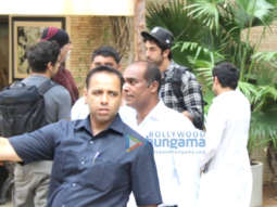 Ranbir Kapoor and Alia Bhatt spotted at Amitabh Bachchan’s house in Juhu
