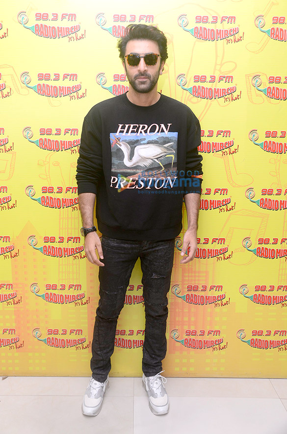 Ranbir Kapoor snapped promoting ‘Sanju’ on 98.3 FM Radio Mirchi Ranbir Kapoor snapped promoting ‘Sanju’ on 98.3 FM Radio Mirchi