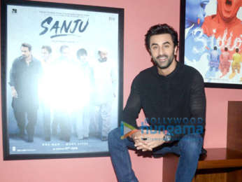 Ranbir Kapoor snapped at Rajkumar Hirani's office in Andheri