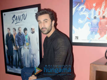Ranbir Kapoor snapped at Rajkumar Hirani's office in Andheri