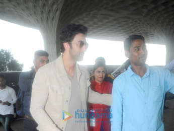 Ranbir Kapoor snapped at the airport leaving to attend the IIFA awards in New York