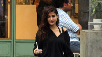 Rhea Chakraborty spotted at the Kitchen Garden