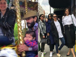 Saif Ali Khan, Kareena Kapoor Khan take Taimur for merry go round ride; take Sonam Kapoor, Anand Ahuja and gang for lunch in London