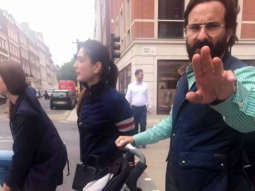 Saif Ali Khan gets really ANGRY with press hounding them in London, Taimur Ali Khan though enjoys the attention (see pic and watch video)