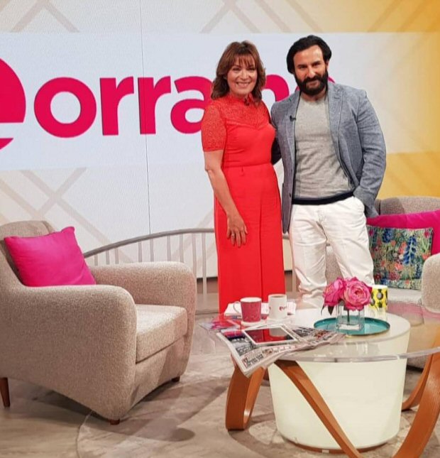Saif Ali Khan talks about Sacred Games, Taimur's popularity, working mom Kareena Kapoor Khan and making a biopic on his dad on Lorraine