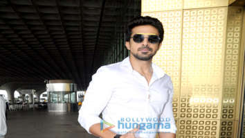 Saqib Saleem snapped at the airport