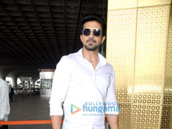 Saqib Saleem snapped at the airport