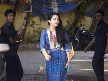 Sara Ali Khan snapped post her gym session in Mumbai