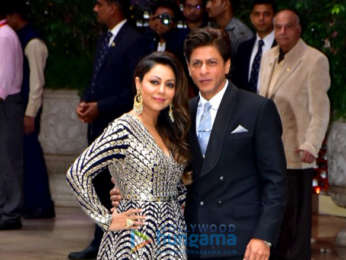 Shah Rukh Khan, Gauri Khan, Ranbir Kapoor and other celebs snapped at Akash Ambani - Shloka Mehta engagement ceremony