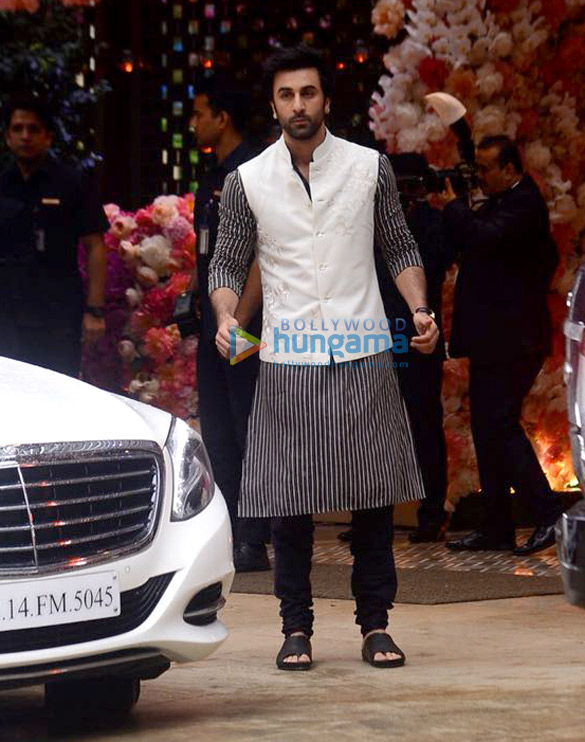 shah rukh khan gauri khan ranbir kapoor and other celebs snapped attending akash and shlokas engagement ceremony 2