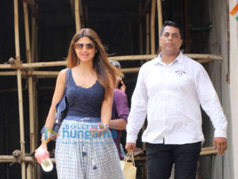 Shilpa Shetty spotted at a clinic