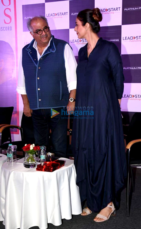 tabu and boney kapoor snapped attending dr k n raghavans book launch 4