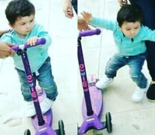Taimur Ali Khan is over swings, graduates to cycling in the presence of doting mommy Kareena Kapoor Khan