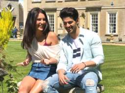 This picture of Isabelle Kaif and Sooraj Pancholi sharing a hearty laugh on the sets of Time To Dance is a GLIMPSE of their adorable chemistry!