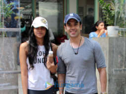 Tusshar Kapoor snapped at The Kitchen Garden