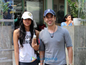 Tusshar Kapoor snapped at Kitchen Garden