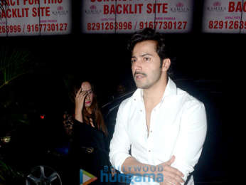 Varun Dhawan and Natasha Dalal snapped at Koko in Lower Parel