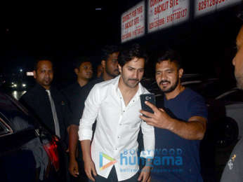 Varun Dhawan and Natasha Dalal snapped at Koko in Lower Parel
