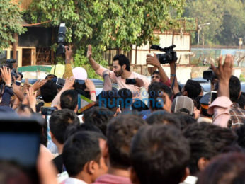 Varun Dhawan participates in the beach clean-up drive in Juhu