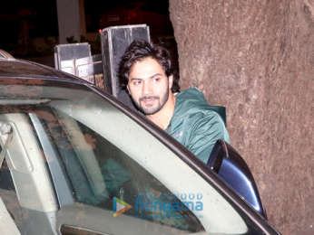 Varun Dhwan spotted outside gym in Khar