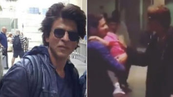 WATCH: Shah Rukh Khan giving a kiss to a toddler at the airport is adorable