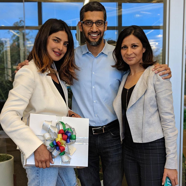WOW! Priyanka Chopra meets Google CEO Sundar Pichai WOW! Priyanka Chopra meets Google CEO Sundar Pichai