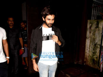 Aayush Sharma and Kartik Aaryan snapped at the gym