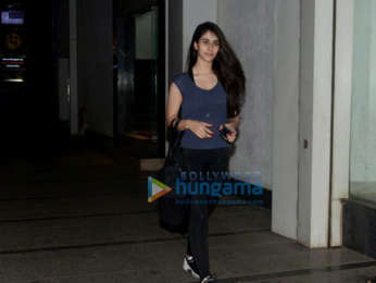 Aayush Sharma and Warina Hussain spotted at the gym in Bandra