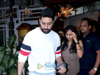Abhishek Bachchan spotted at Fable restaurant in Juhu