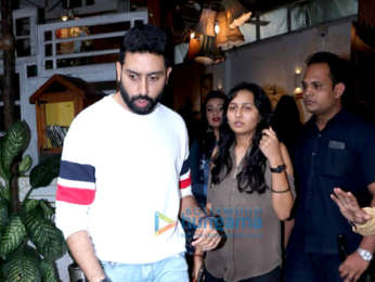 Abhishek Bachchan spotted at Fable restaurant in Juhu