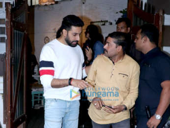 Abhishek Bachchan spotted at Fable restaurant in Juhu