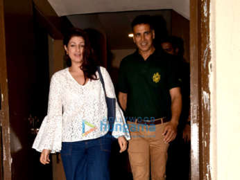 Akshay Kumar, Yami Gautam and Kartik Aaryan snapped at PVR, Juhu