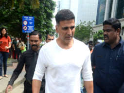 Akshay Kumar snapped with family in BKC