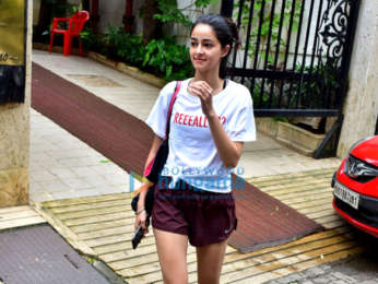 Ananya Pandey snapped at the gym