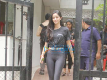 Ananya Pandey spotted at the gym