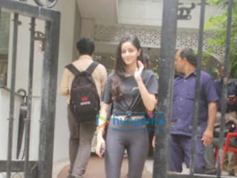 Ananya Pandey spotted at the gym