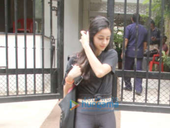Ananya Pandey spotted at the gym