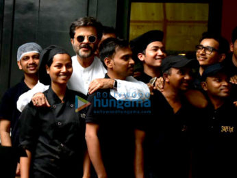Anil Kapoor spotted at Suzette Creperie & Cafe in Bandra