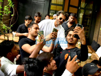 Anil Kapoor spotted at Suzette Creperie & Cafe in Bandra