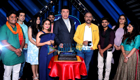 Anu Malik, Vishal Dadlani and Neha Kakkar snapped along with the contestants on the sets of Indian Idol Anu Malik, Vishal Dadlani and Neha Kakkar snapped along with the contestants on the sets of Indian Idol