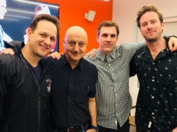 Anupam Kher meets Armie Hammer, Josh Charles, Paul Schneider and Stephan Payne in New York