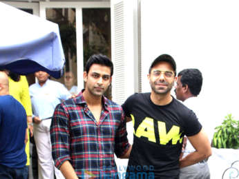 Aparshakti Khurrana and Anirudh Tanwar spotted at Taj Mahal Tea House