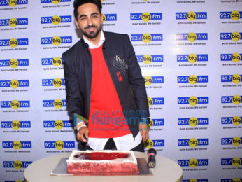 Ayushmann Khurrana snapped visiting the 92.7 Big FM office