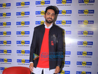 Ayushmann Khurrana snapped visiting the 92.7 Big FM office