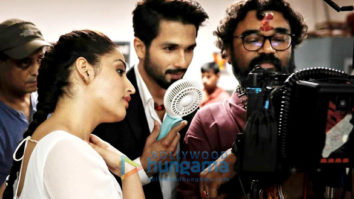 On The Sets Of The Movie Batti Gul Meter Chalu