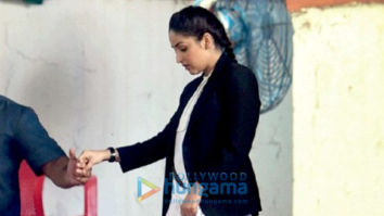 On The Sets Of The Movie Batti Gul Meter Chalu
