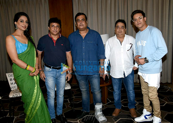 Cast of the film Saheb Biwi Aur Gangster 3 snapped promoting the movie